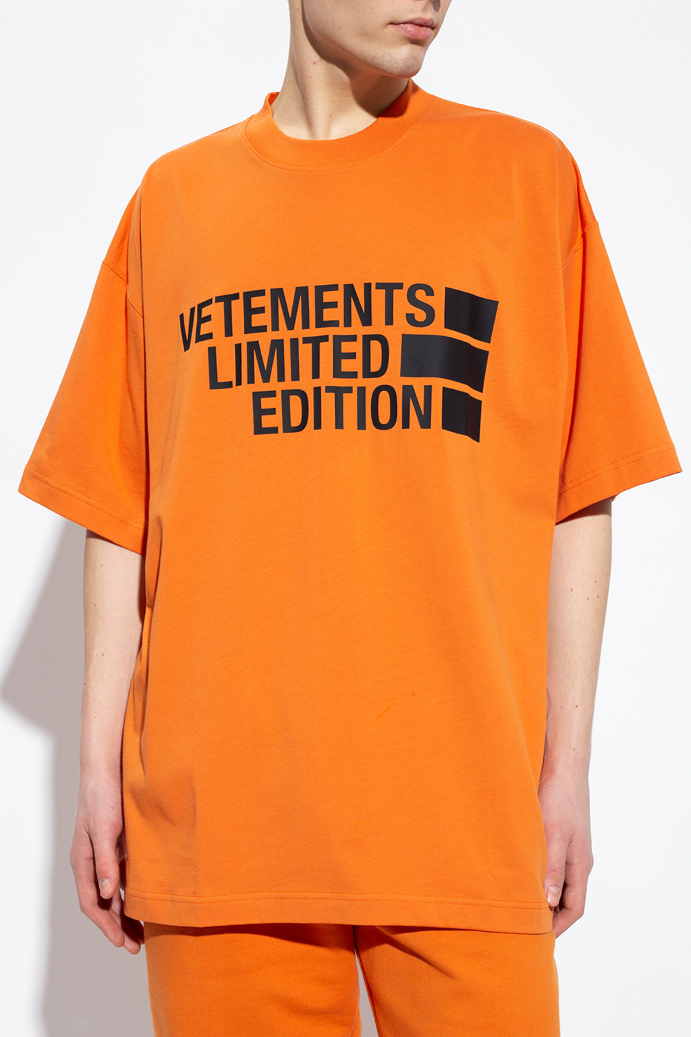 Orange Printed T IetpShops Morocco shirt armor VETEMENTS